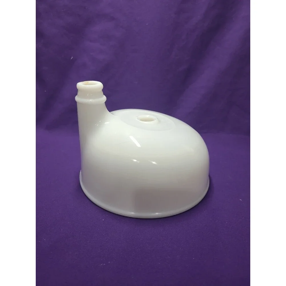 Vintage Sunbeam Mixer Mixmaster Juicer Bowl White Milk Glass Attachment